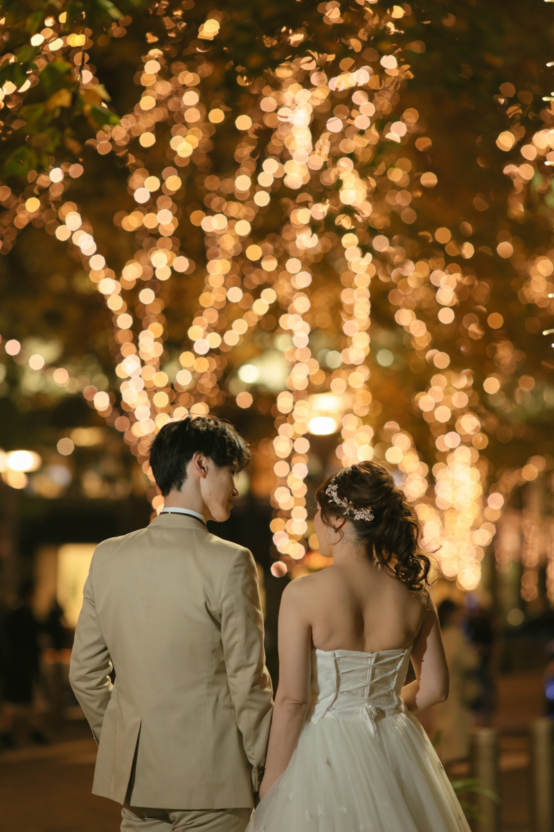 イルミネーションで