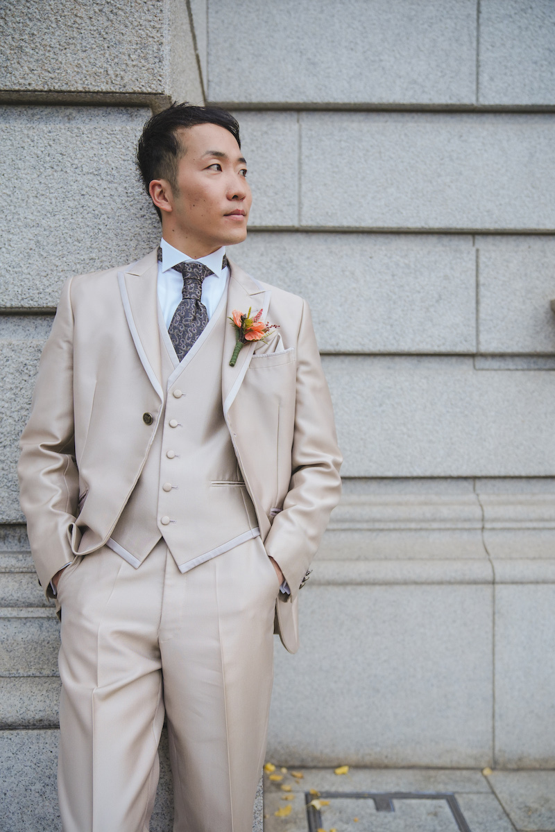 新郎様のソロショット