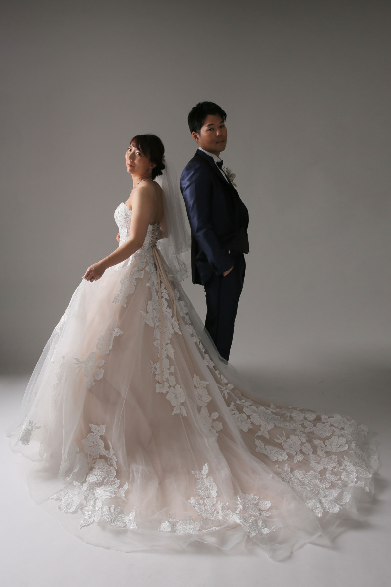 和装+洋装スタジオ　シックに撮影