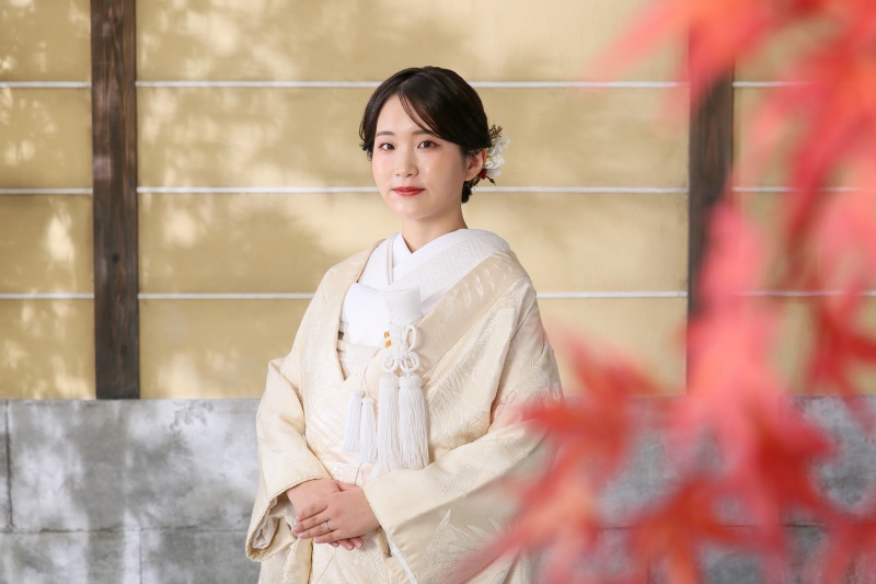 重たい打掛もスタジオなら楽々♪