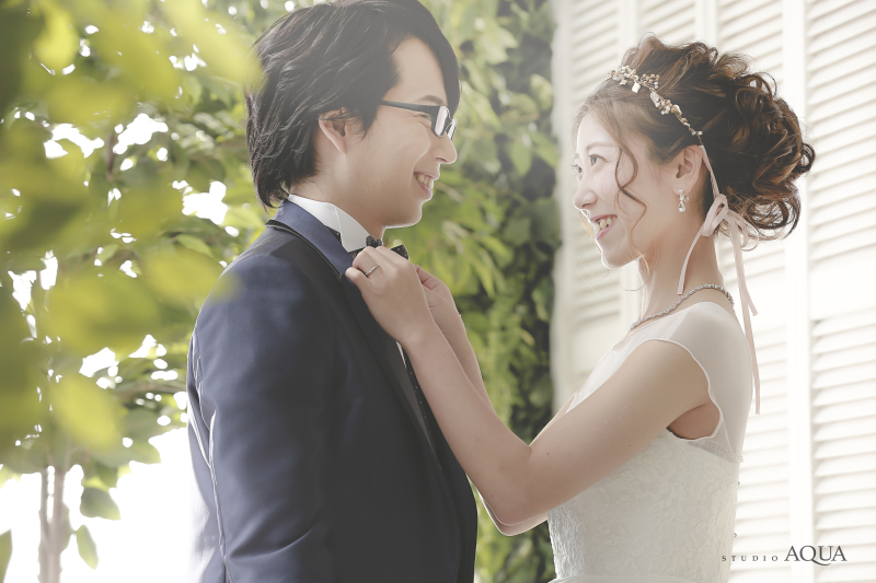 ネクタイを直したり♪