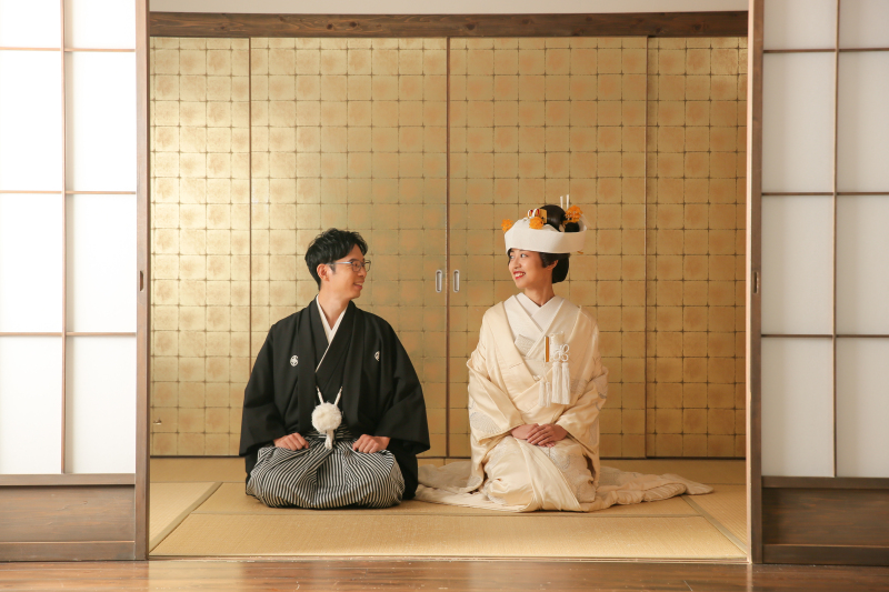 正座ショット。