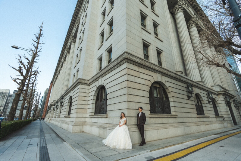 街角でおしゃれに♪