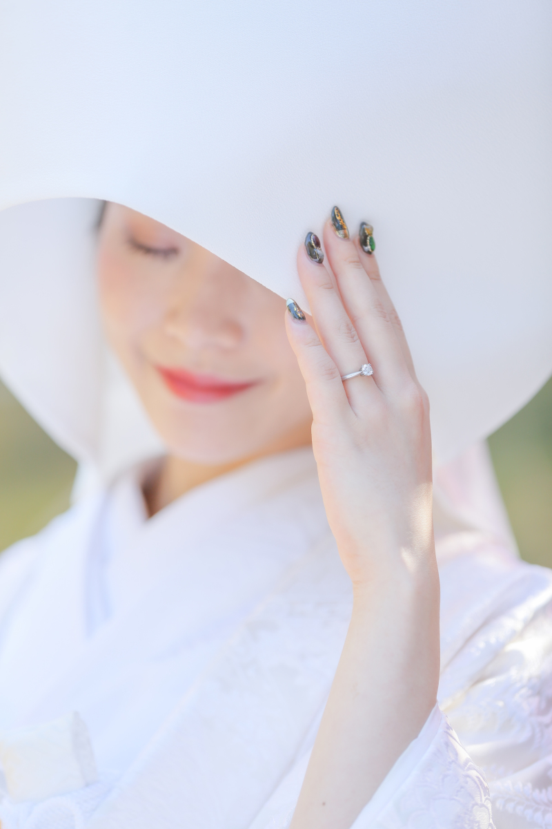 白無垢とネイル