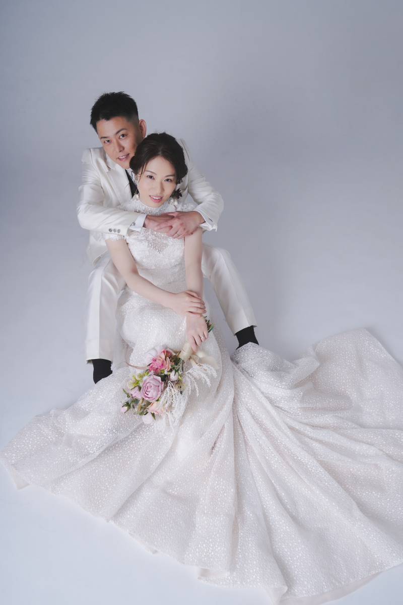 カラーを添えて