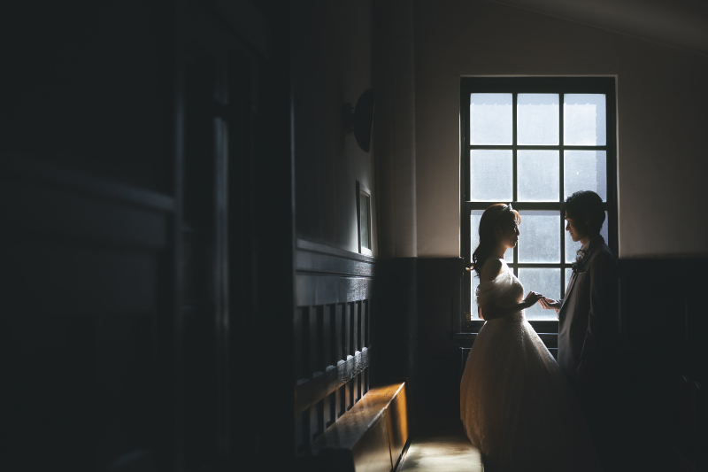 歴史的建造物『スコットホール』でのウェディングフォト