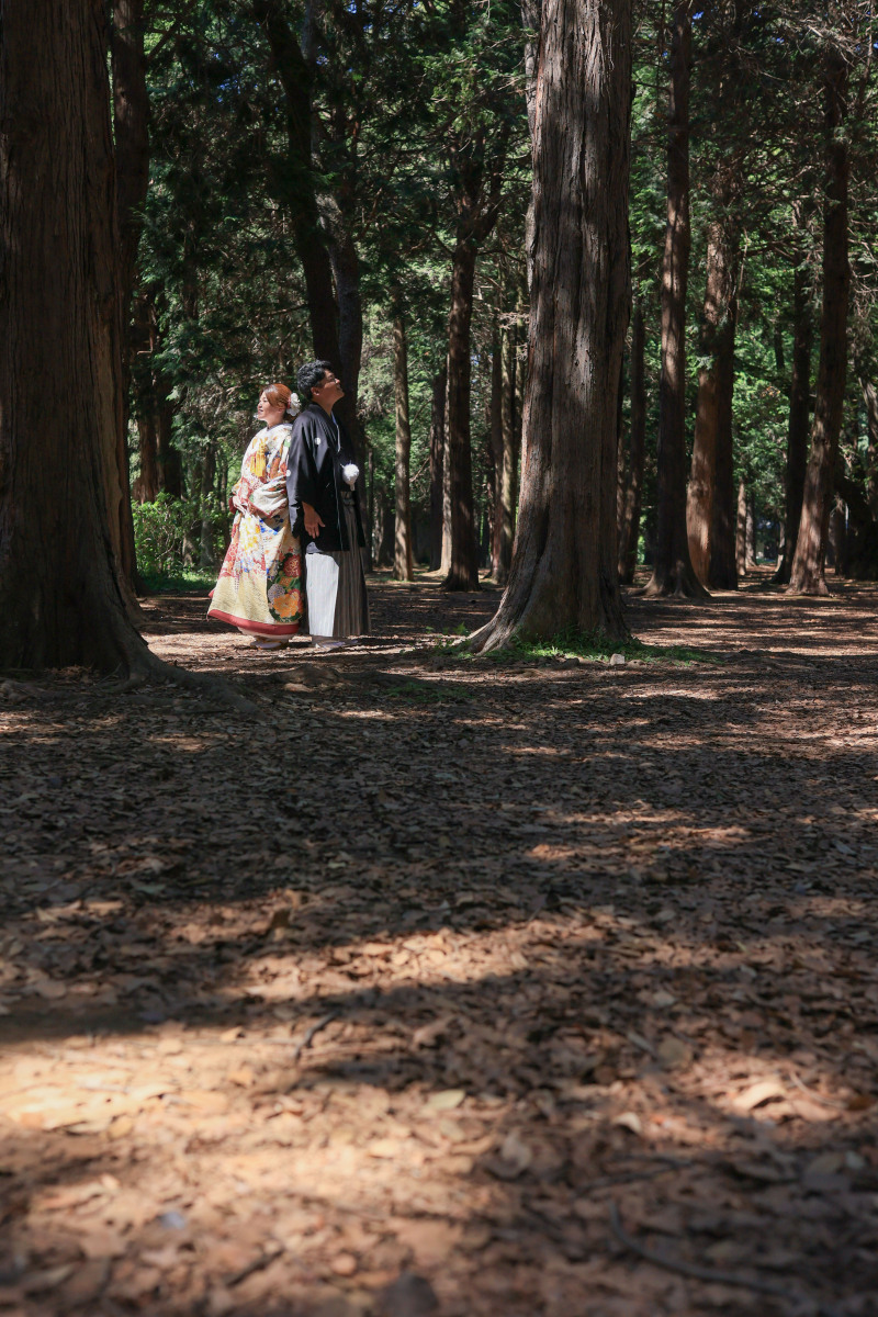 木漏れ日の中で！！