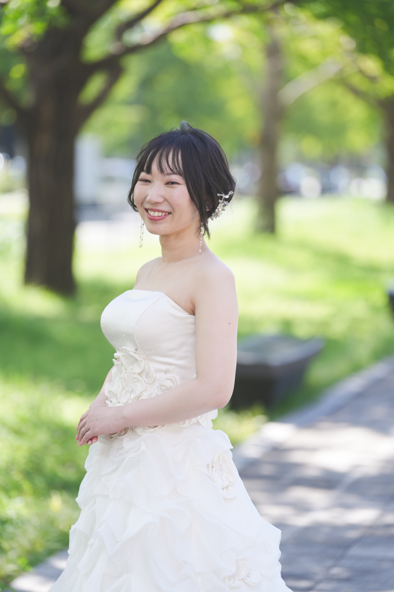 木漏れ日の中で