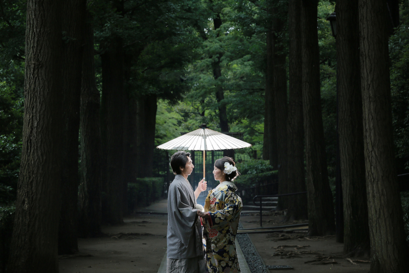 和装でクールにキメて