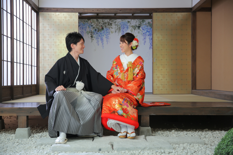 縁側でのんびり