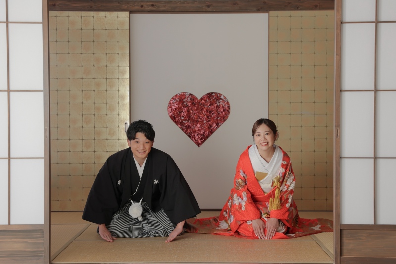 かわいいおじぎのポーズ