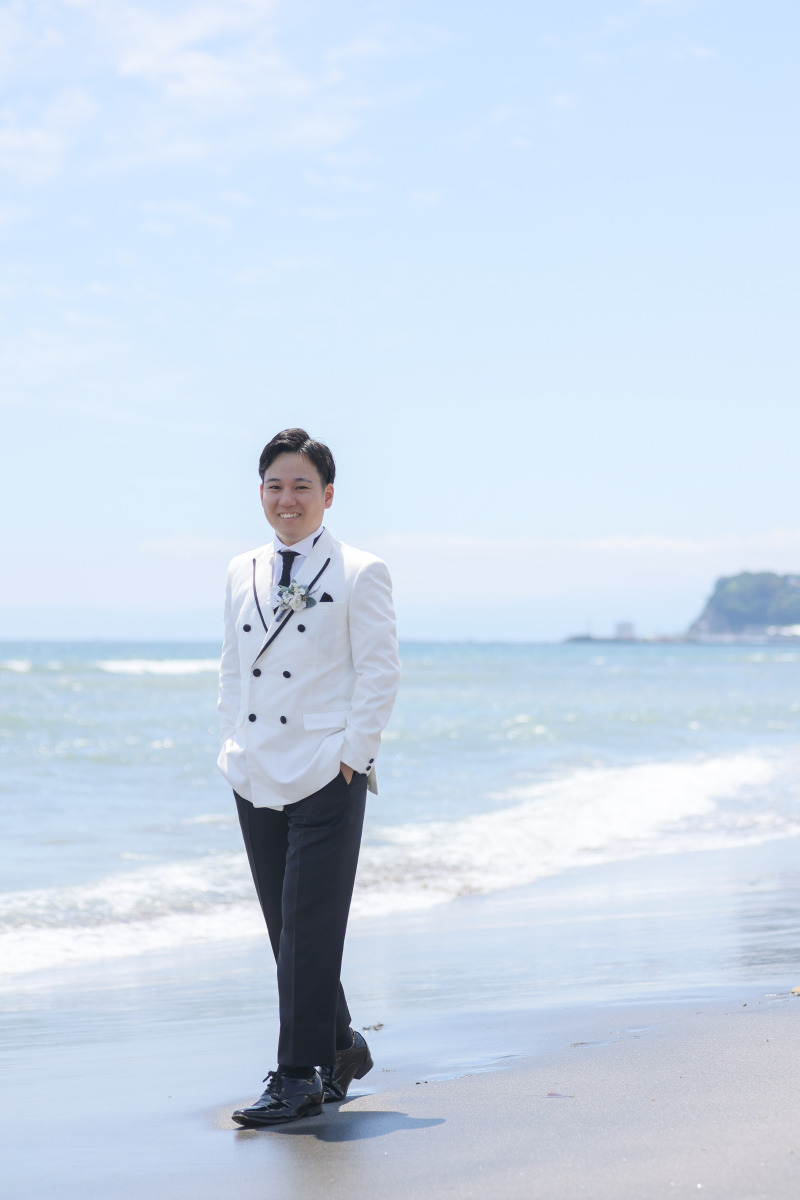 ご新郎様のソロショット