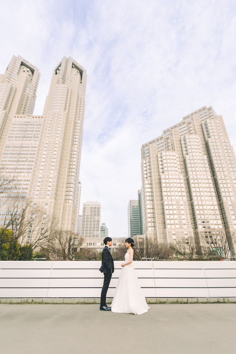 新宿の街並みも都会的でかっこいい！