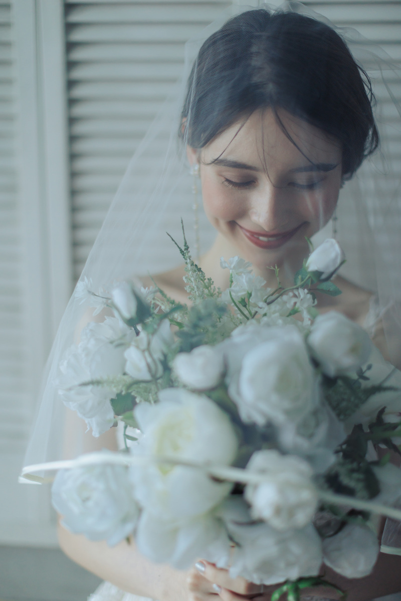 ベールで美しく