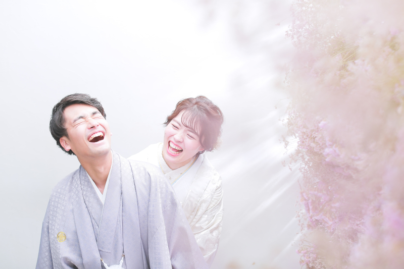 色打掛と白無垢で！