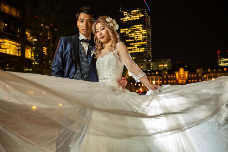 東京駅　夕景〜夜景