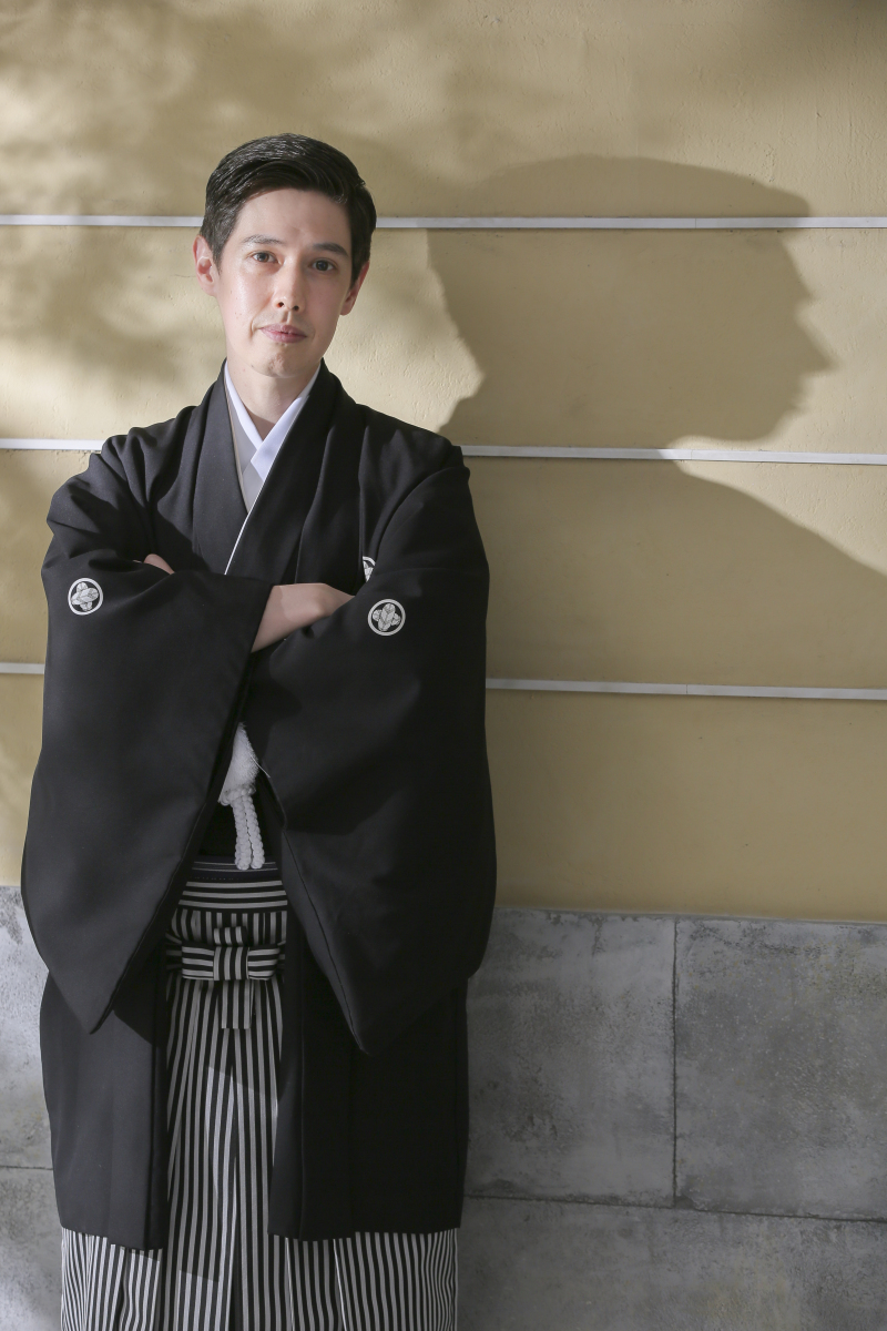 ご新郎様のソロショット。和装編