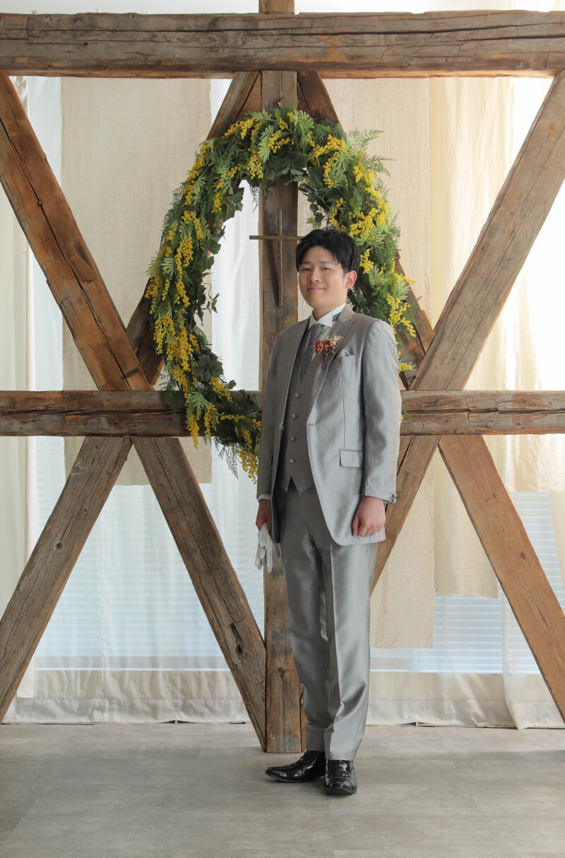 新郎様　洋装ソロ