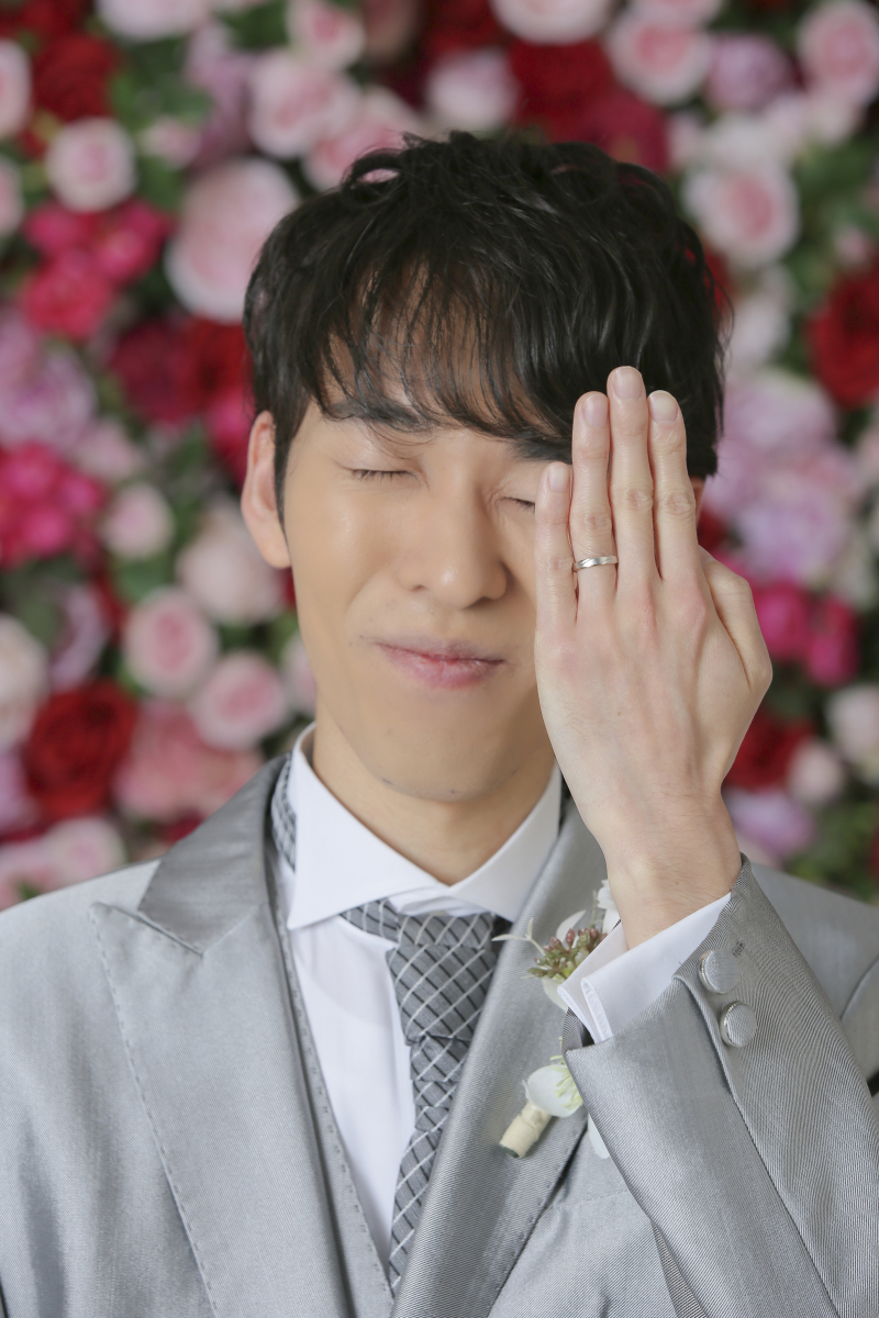 ご新郎様のソロショット。パート2