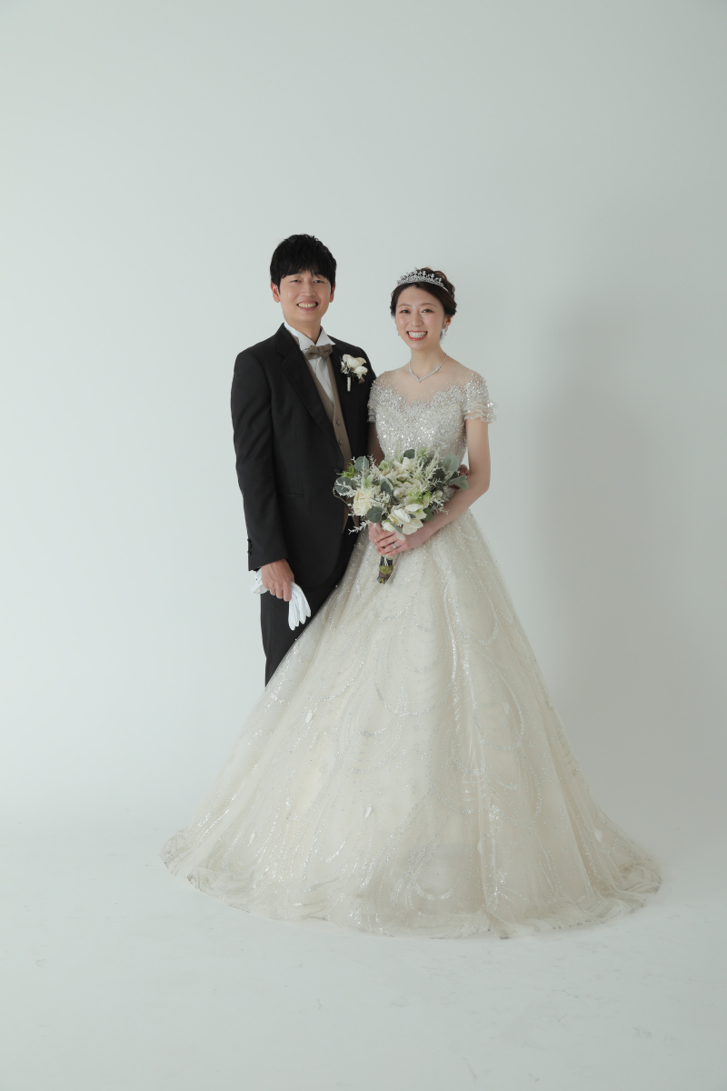 初めはかっちりと