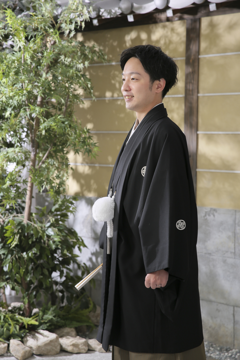 ご新郎様のソロショット。パート1