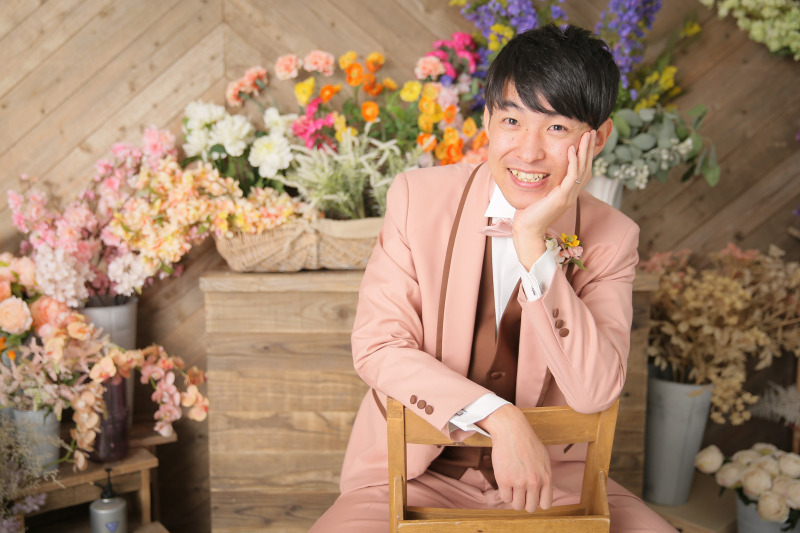 逆にご新郎様は可愛く！