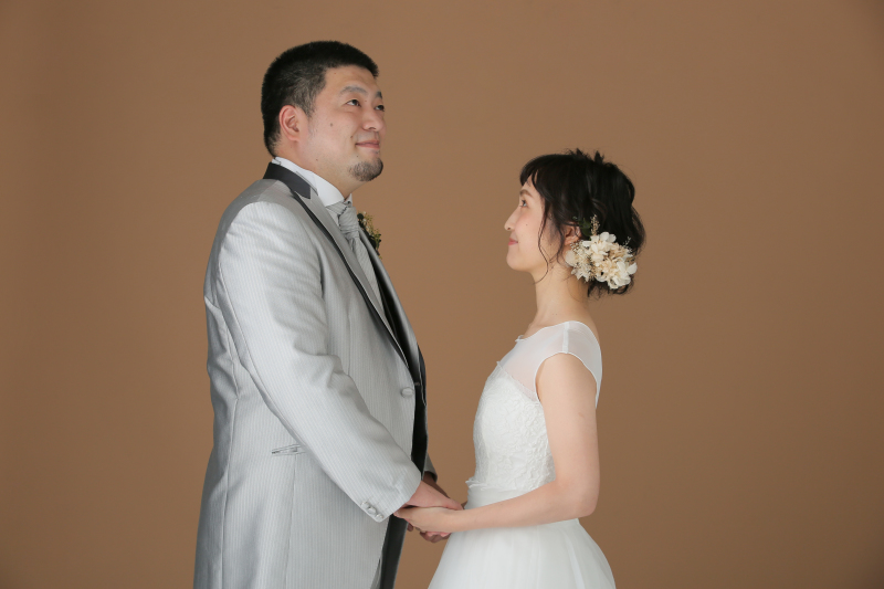 手つなぎショット。