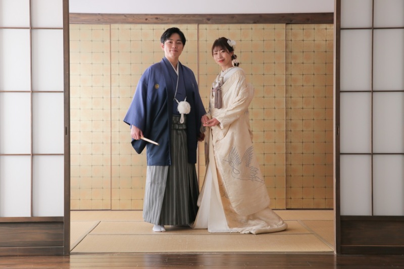 最後は和室で撮影！
