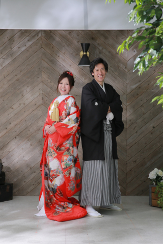 和装でモダンに♫