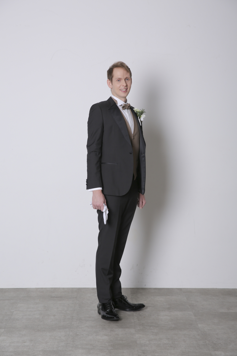 ご新郎様のソロショット。パート1