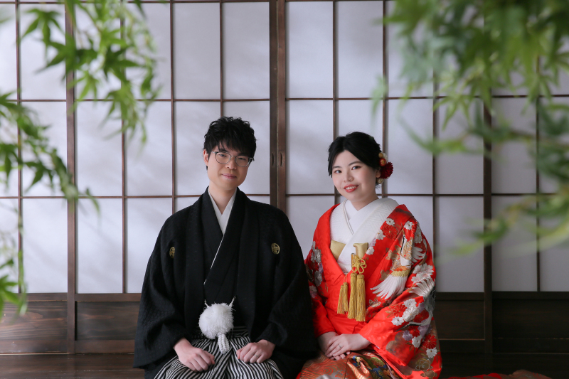 縁側は緑紅葉に変えて爽やかに!