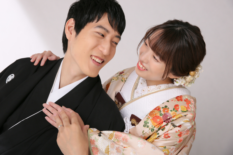 和装撮影でお二人らしく♪