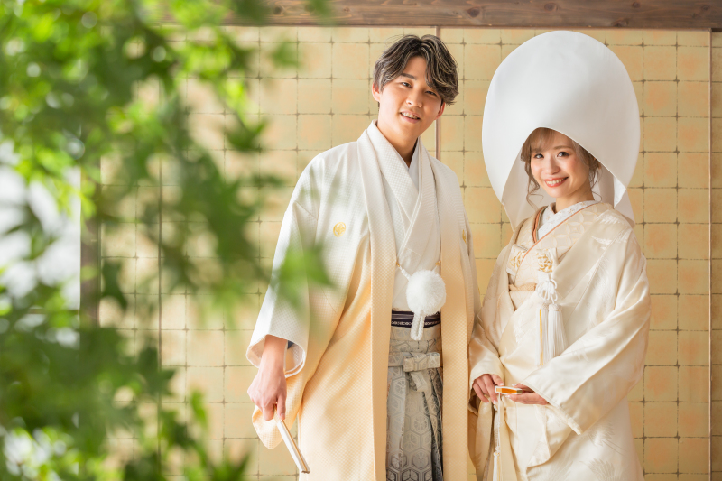 フォーマル感がアップする綿帽子姿