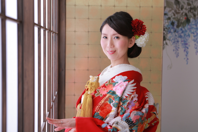 凛としたお姿のお嫁様