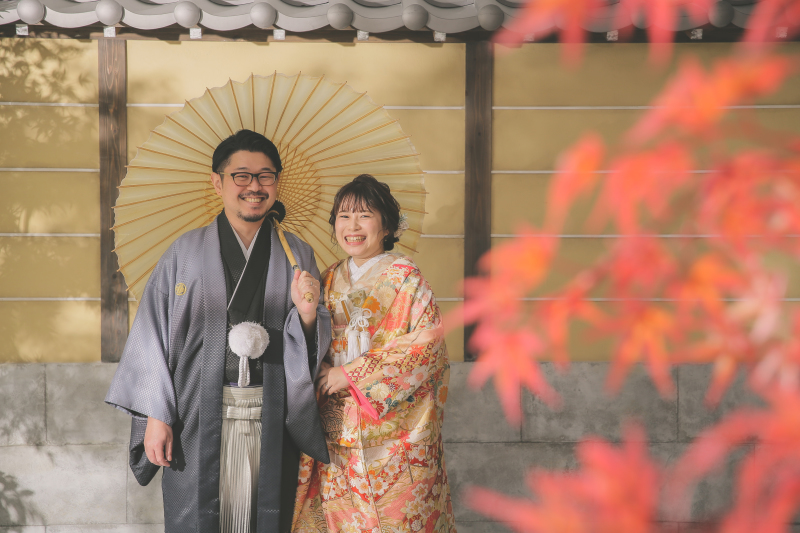 スタジオでは和装!