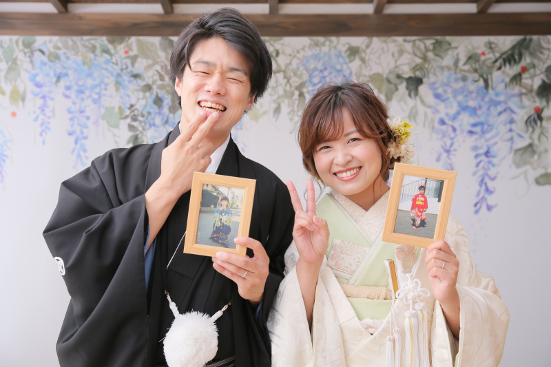 写真と同じポーズ♪