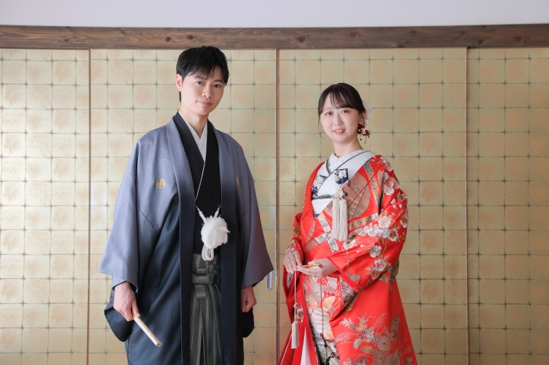 まずは和装撮影