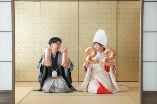 小物のお持ち込みで楽しく！屋内庭園スタジオ