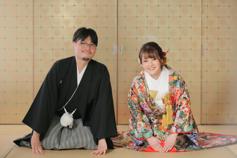 お辞儀ショット