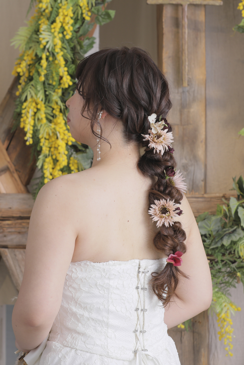 素敵なヘアスタイルも