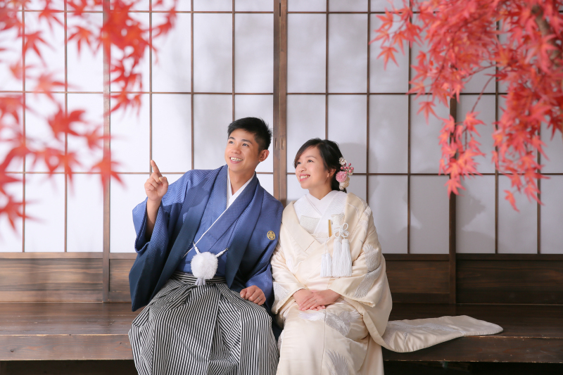 紅葉を楽しみながら♪