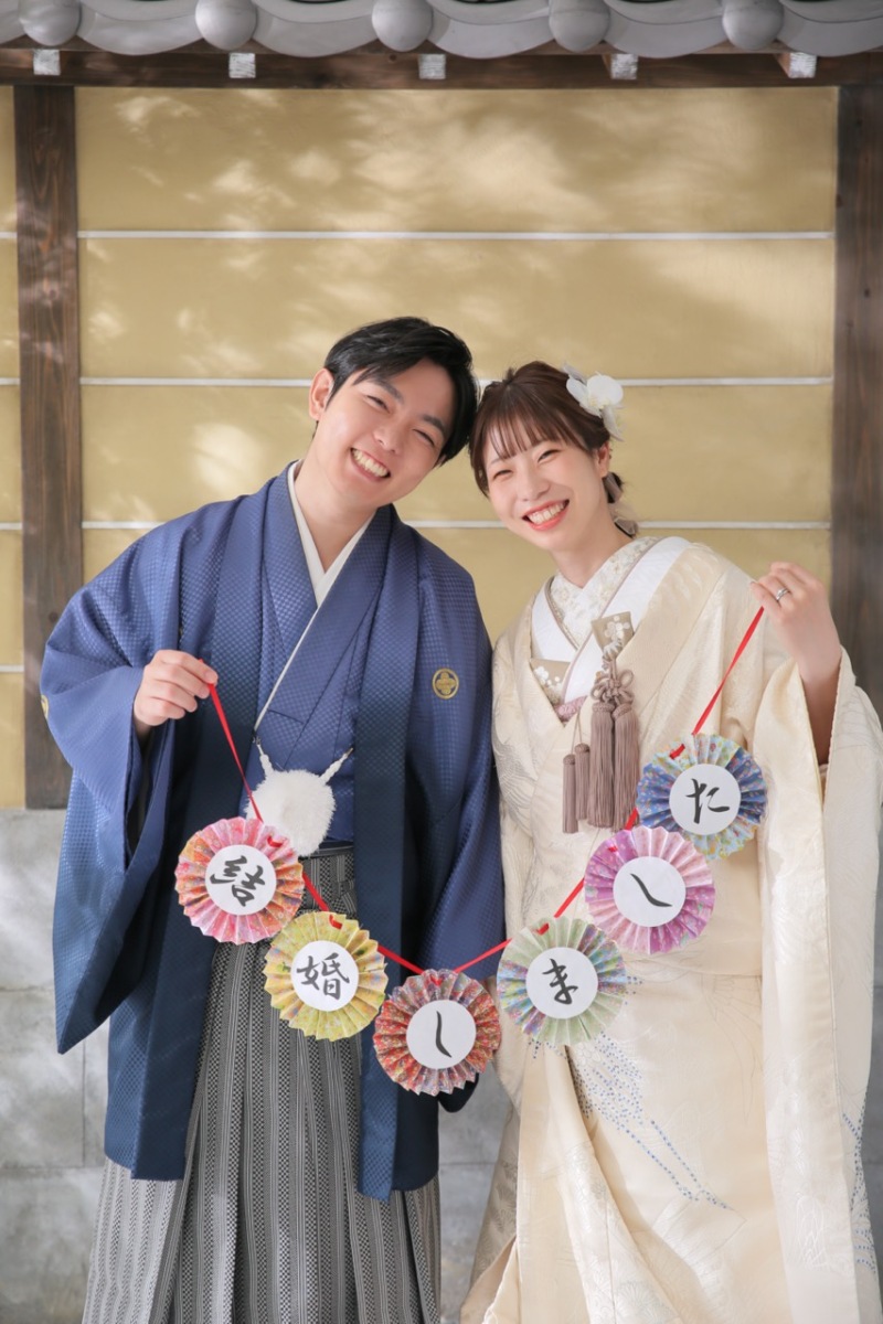 お持ち込みの撮影小物でパシャリ！