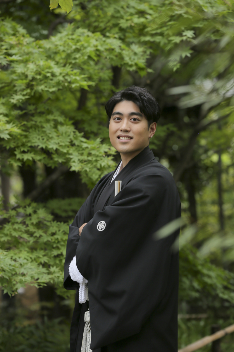 ご新郎様のソロショット。パート2