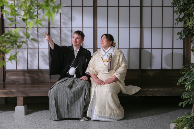 縁側でリラックス♪