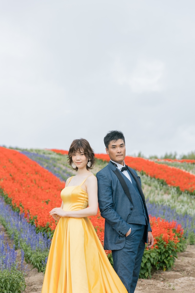 お二人で並んで