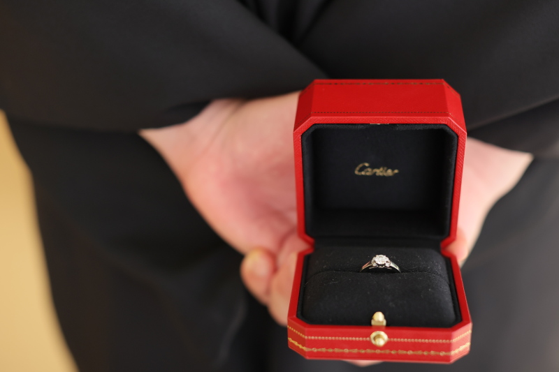 お手元ショットも