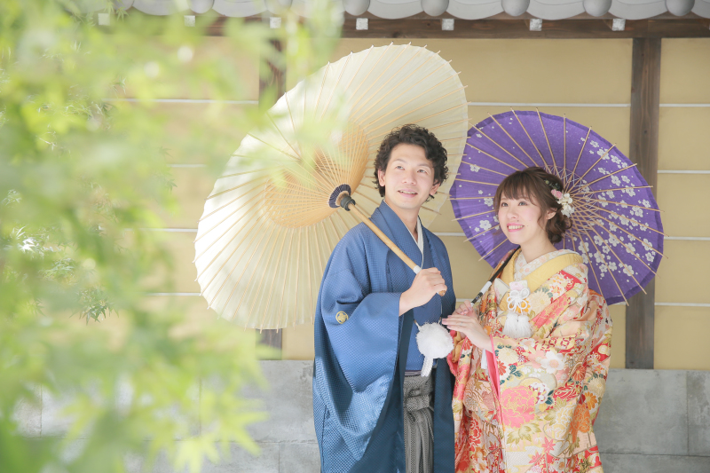 和装はスタジオで