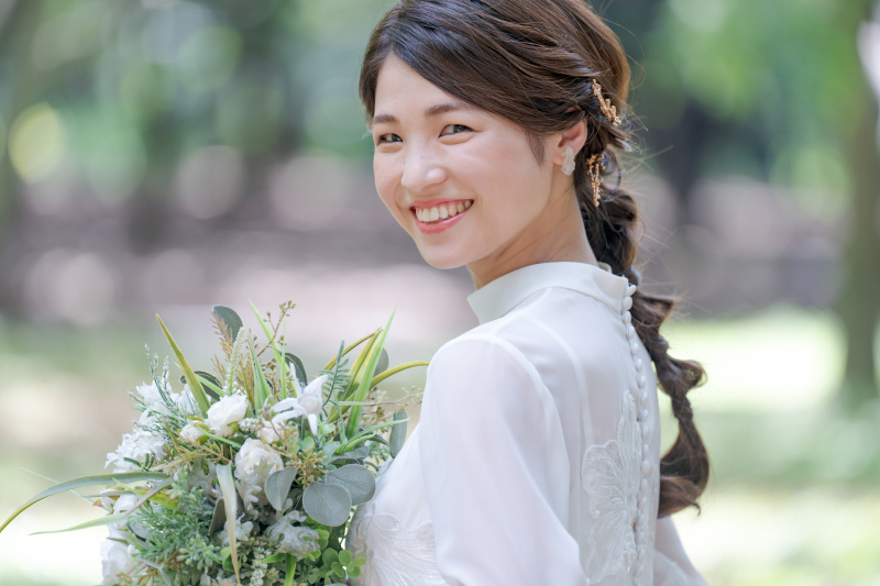 笑顔の素敵な新婦様