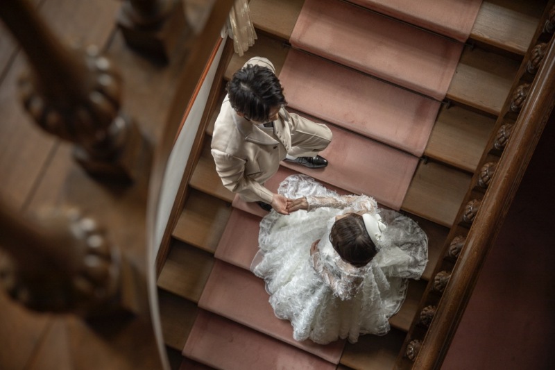 ドラマチックなアングルで!