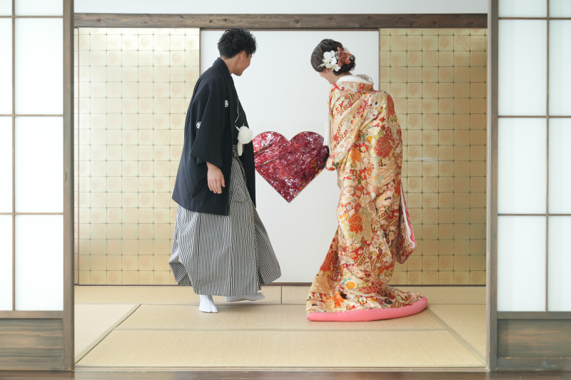 突然ハートに近づくお二人